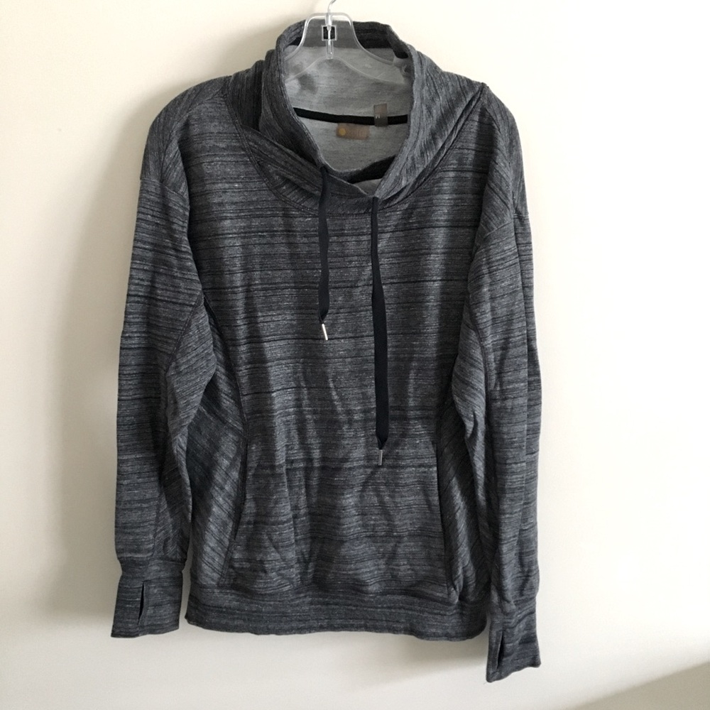 Zella Grey Hoodie Sweatshirt with pockets